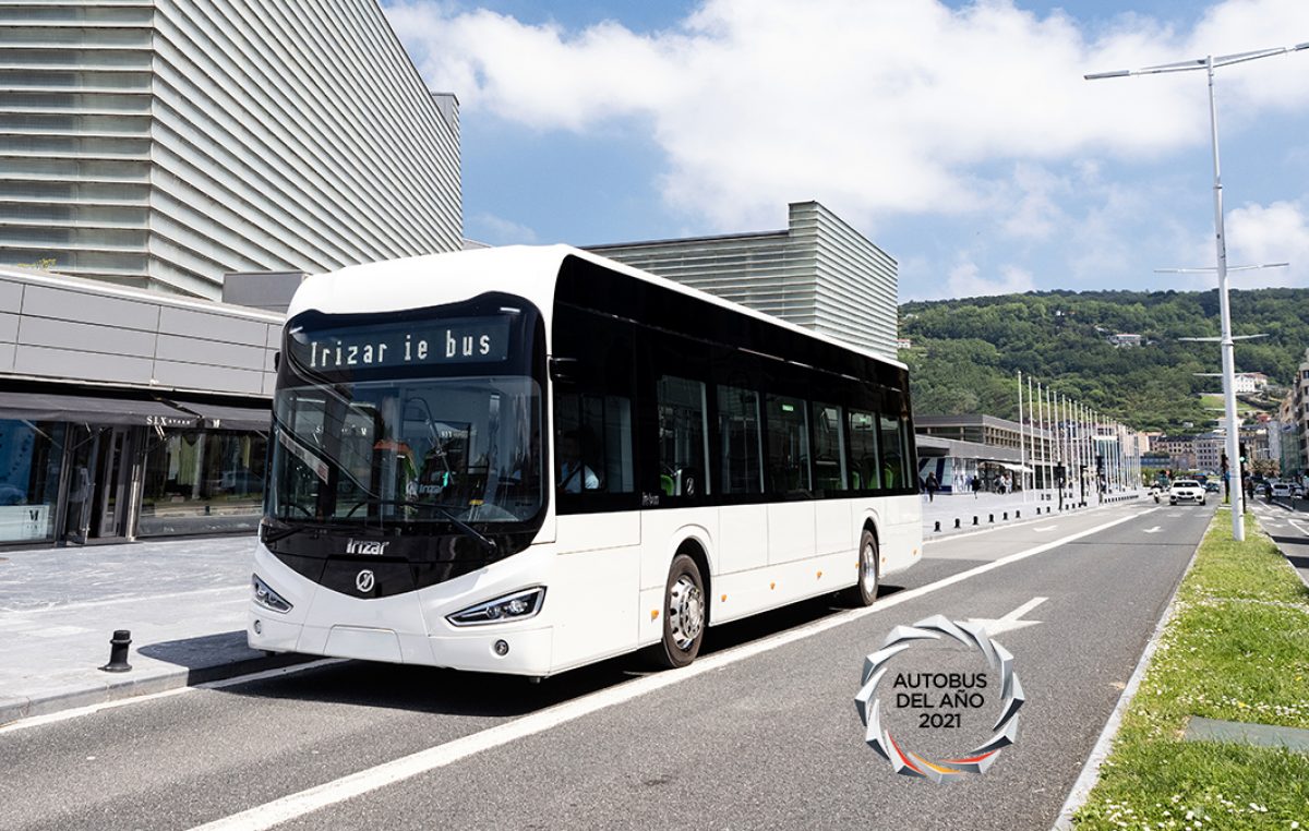 Το Λεωφορείο Irizar ie κερδίζει το βραβείο Λεωφορείο της Χρονιάς 2021