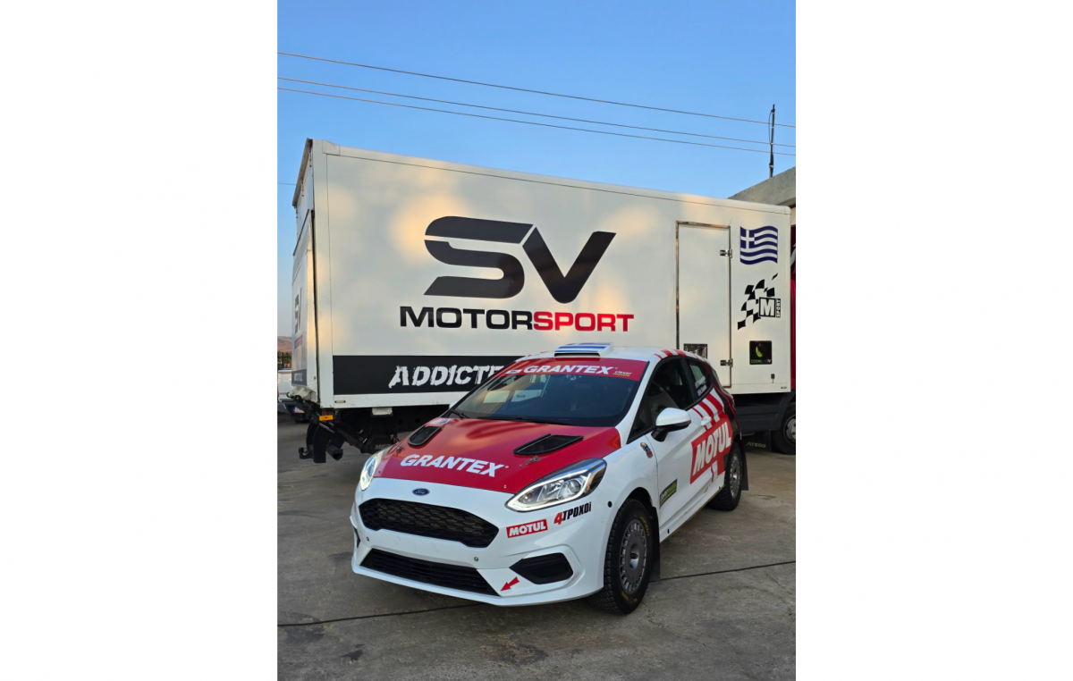 H GRANTEX υποστηρικτής του Θοδωρή Καλαμαρά στο EKO Acropolis Rally 2025