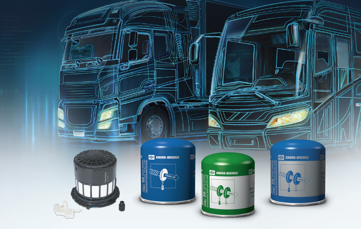 Knorr-Bremse: Ολοκληρωμένες λύσεις φίλτρων αφυγραντήρα αέρα για κάθε εφαρμογή