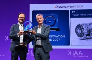 Βραβείο Truck Innovation Award 2027 για το σύστημα κιβωτίου ταχυτήτων βαρέων επαγγελματικών οχημάτων ZF TraXon Hybrid